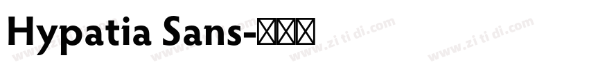 Hypatia Sans字体转换